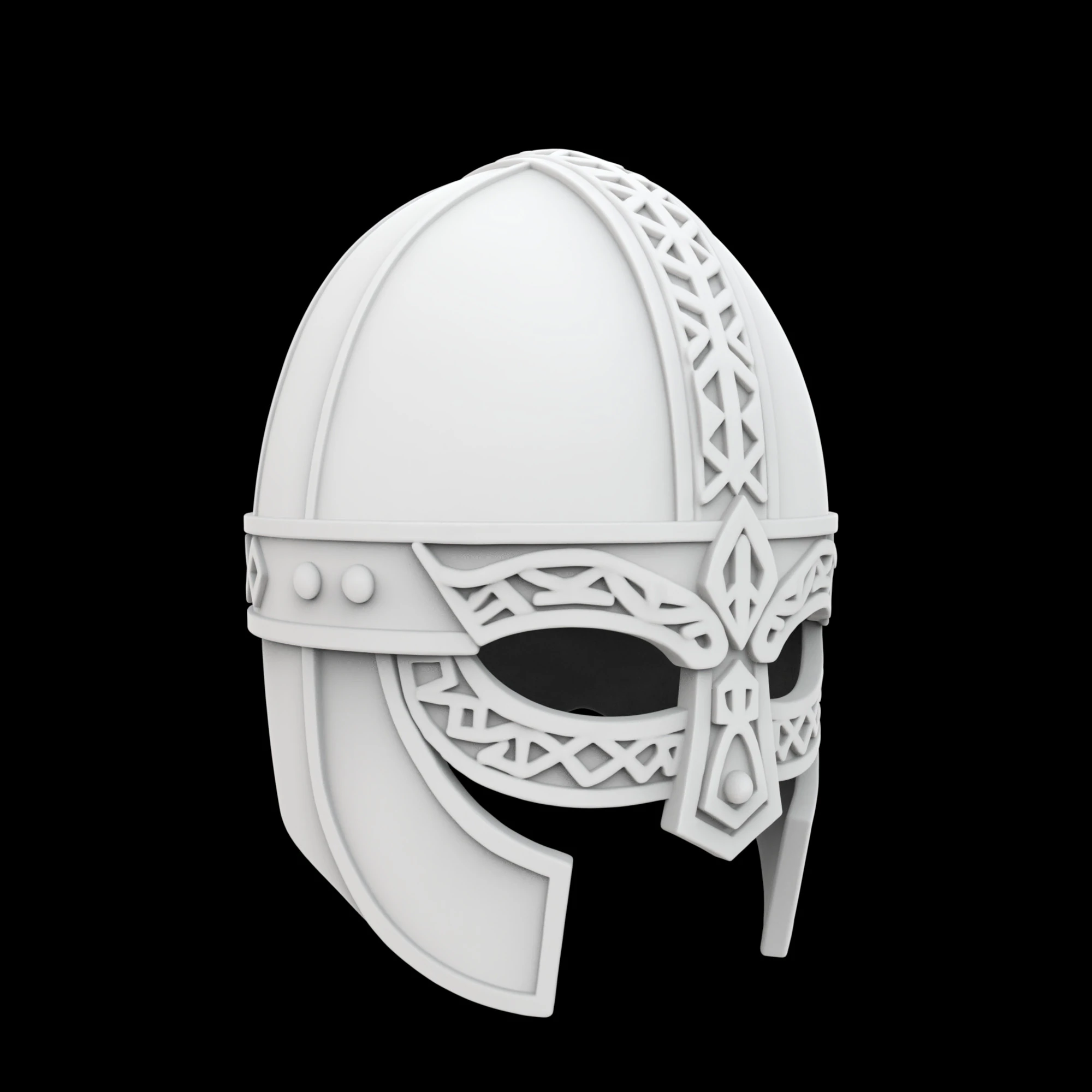 Viking Warrior Helmet 3D Print Model .c4d .max .obj .3ds .fbx .stl .blend 