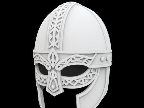 Viking Warrior Helmet Modelo de Impressão 3D