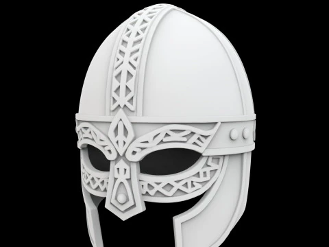Viking Warrior Helmet 3D Print Model