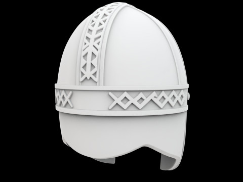 Viking Warrior Helmet Modelo de Impressão 3D
