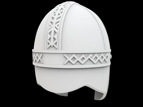 Viking Warrior Helmet 3D Print Model