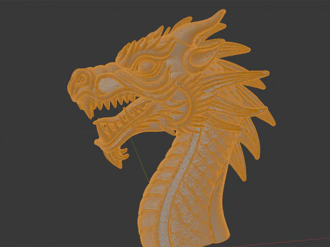 Viking Ships Dragon Head 3D Printable Model 3D Print Model