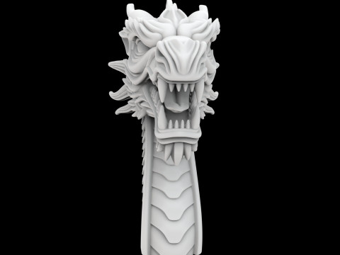 Viking Ships Dragon Head 3D Printable Model 3D Принт Модель