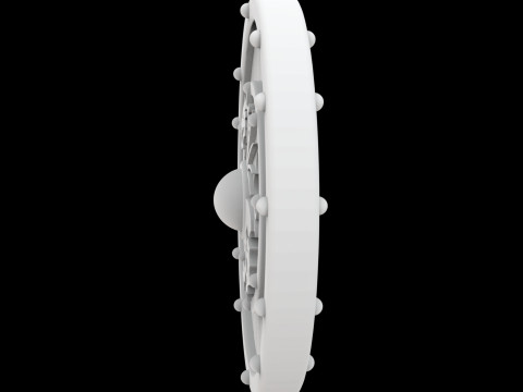 Viking Shield with Dragon Crest 3D Printable Model Model do druku 3D