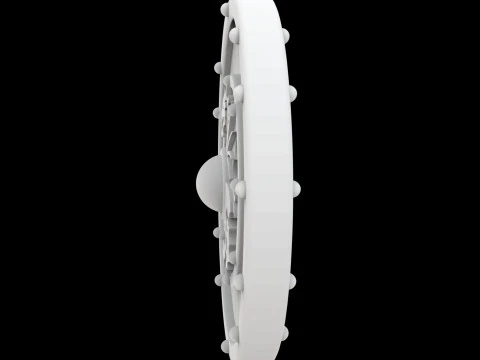 Viking Shield with Dragon Crest 3D Printable Model 3D Print Model