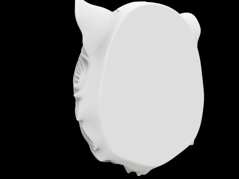 Tiger Face with Intricate Tribal 3D Принт Модель