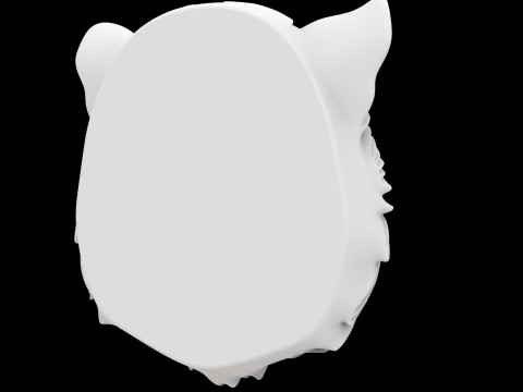 Tiger Face with Intricate Tribal 3D Принт Модель