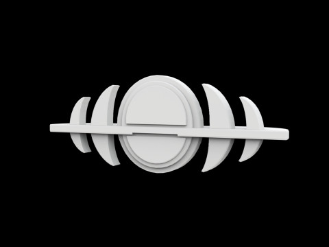 Moon Phases Shelf 3D Printable Model Modèles 3D en vedette