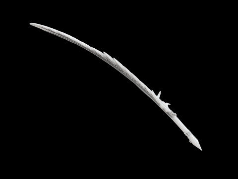 Phoenix Feather Quill Pen 3D Printable Model 1 3D Druckmodell