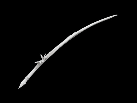 Phoenix Feather Quill Pen 3D Printable Model 1 3D Druckmodell