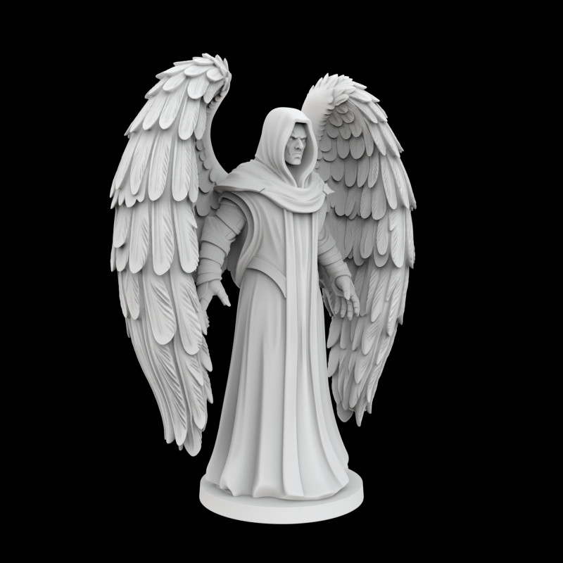 Angel of Darkness 3D Print 3D Druckmodell .c4d .max .obj .3ds .fbx .stl .blend 