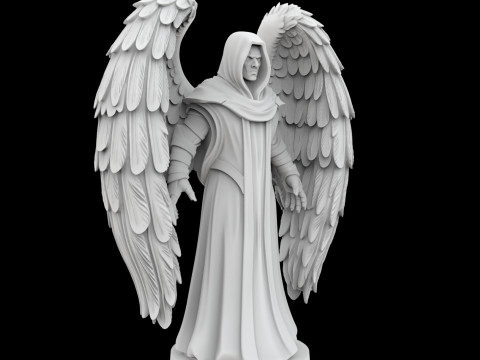 Angel of Darkness 3D Print Modelo de impresión 3D