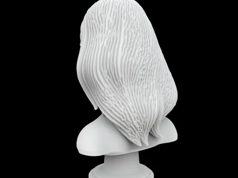 Ancient Stone Face Block 3D Print Model 3D Print Model