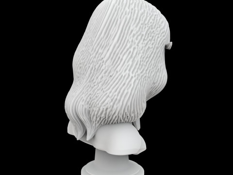 Ancient Stone Face Block 3D Print Model 3D 프린트 모델