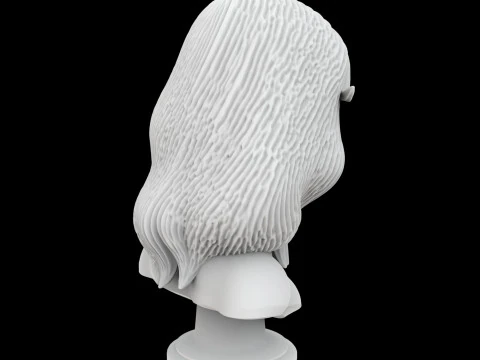 Ancient Stone Face Block 3D Print Model 3D Print Model