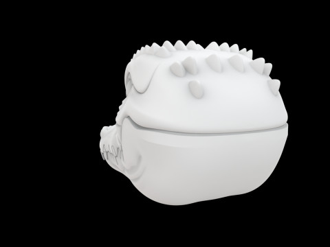 Anthro Crocodile Miniature 3D Print Model 3D Принт Модель