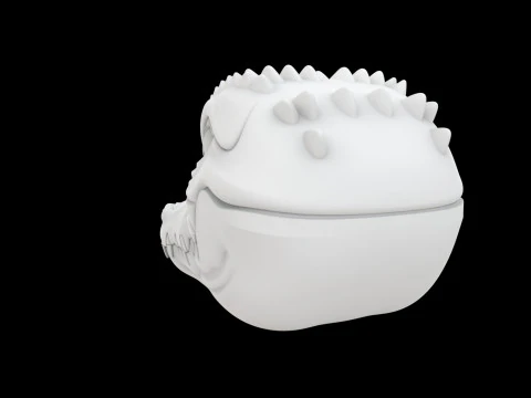 Anthro Crocodile Miniature 3D Print Model 3D Print Model