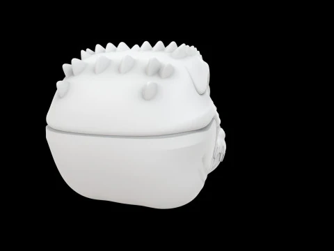 Anthro Crocodile Miniature 3D Print Model 3D Print Model