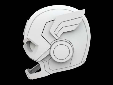 Captain America Stylized Helm 3D Print Model 3D Принт Модель