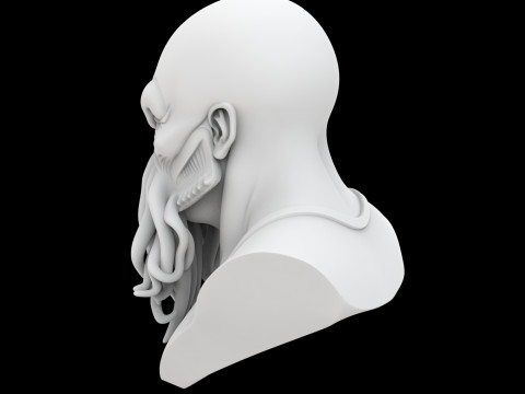 Cthulhu Busto Modelo de impresión 3D Eldritch Horror Archivo STL Modelo de impresión 3D