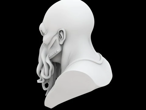 Cthulhu Bust 3D Print Model Eldritch Horror STL File 3D Print Model