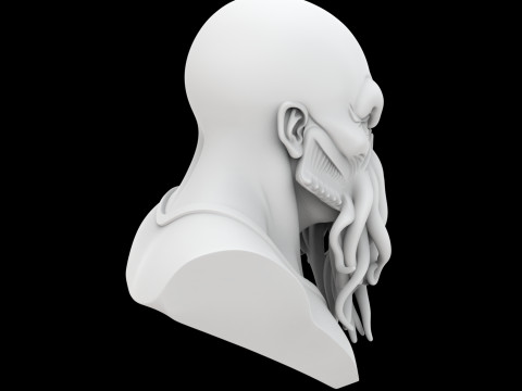 Cthulhu Busto Modelo de impresión 3D Eldritch Horror Archivo STL Modelo de impresión 3D