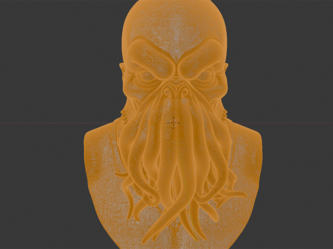 Cthulhu Busto Modelo de impresión 3D Eldritch Horror Archivo STL Modelo de impresión 3D