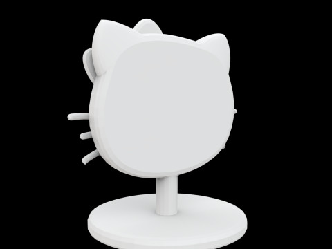 Hello Kitty 珠宝架 3D 打印模型 3D 打印模型
