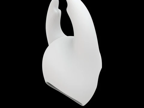 İ&ccedil;i Boş Ş&ouml;valye Cazibesi 3D Baskı Modeli 3D Baskı Modeli