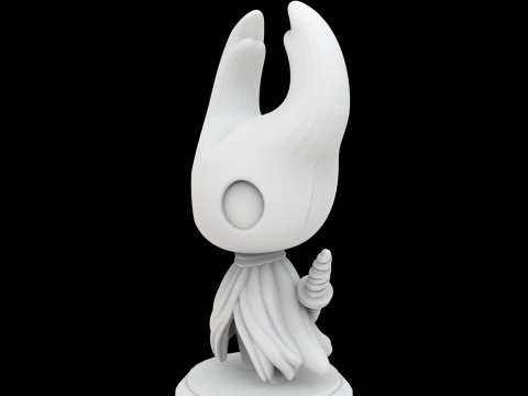 Hollow Knight Figurine 3D Print Model Modelo de impresión 3D