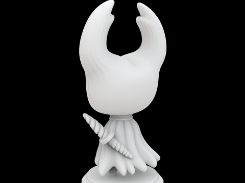 Hollow Knight Figurine 3D Print Model Modelo de impresión 3D