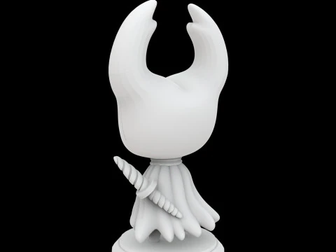 Hollow Knight Figurine 3D Print Model 3D Print Model