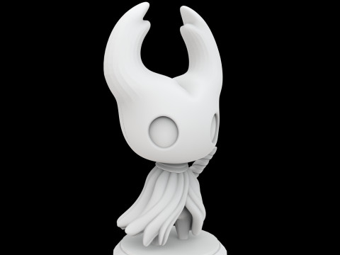 Hollow Knight Figurine 3D Print Model Modelo de impresión 3D