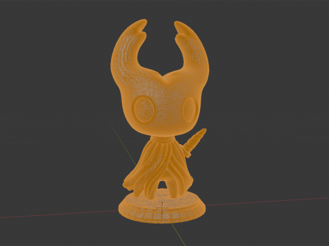 Hollow Knight Figurine 3D Print Model Modelo de impresión 3D