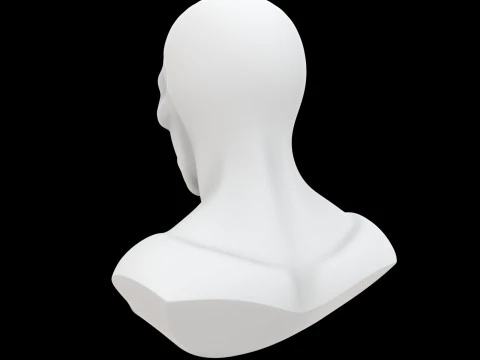 Spooky Ghost Bust 3D Print Model 3D Print Model