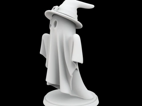 Spooky Ghost Figurine 3D Print Model 3D Print Model