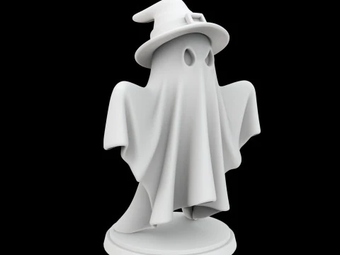 Spooky Ghost Figurine 3D Print Model 3D Print Model