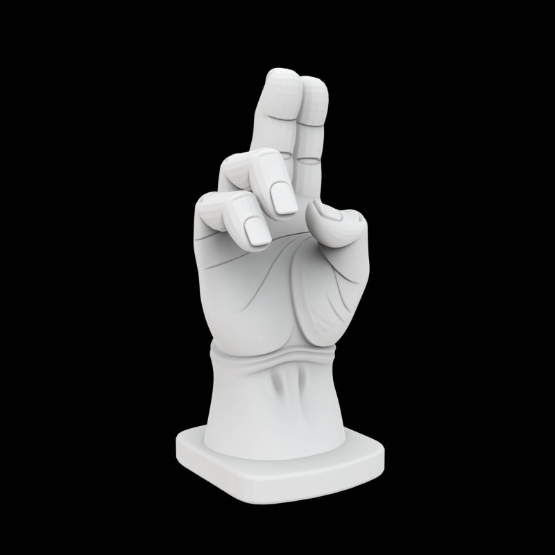 Thing Hand Figurine 3D Print Model 3D printmodel .c4d .max .obj .3ds .fbx .stl .blend
