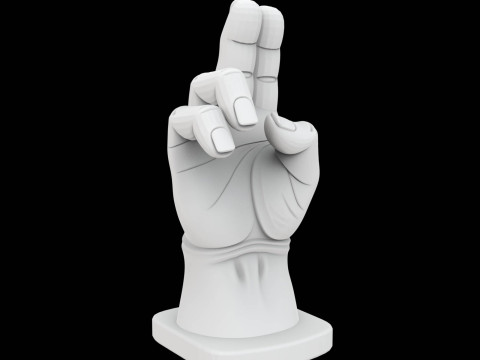 Thing Hand Figurine 3D Print Model 3D Принт Модель