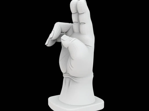 Thing Hand Figurine 3D Print Model 3D Print Model