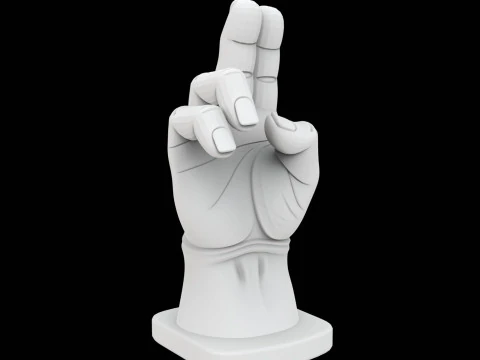 Thing Hand Figurine 3D Print Model 3D Print Model