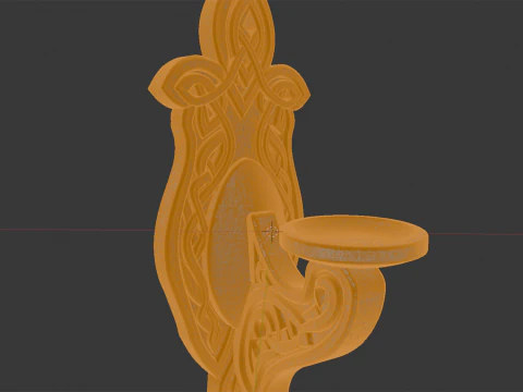 Celtic Knot Candle Sconce 3D Print Model 3D Print Model