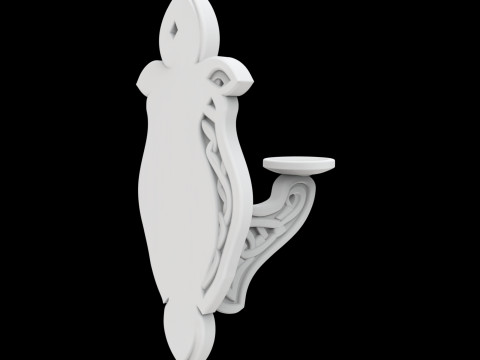 Celtic Knot Mum Aplik 3D Baskı Modeli 3D Baskı Modeli