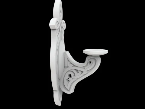 Celtic Knot Candle Sconce 3D Print Model 3D Print Model