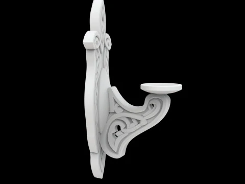 Celtic Knot Candle Sconce 3D Print Model 3D Print Model