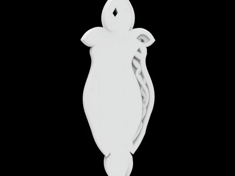 Celtic Knot Candle Sconce 3D Print Model 3D Print Model