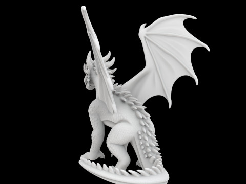 Dragon 3D Print Model 3D Druckmodell