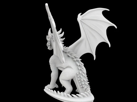 Dragon 3D Print Model 3D Print Model