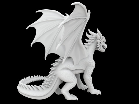 Dragon 3D Print Model 3D Druckmodell