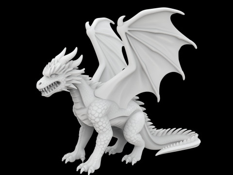 Dragon 3D Print Model 3D Druckmodell